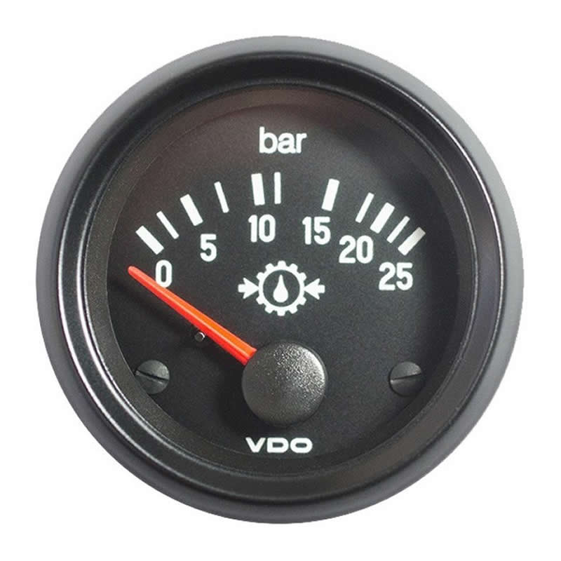 oil pressure gauge, VDO Cockpit International Engine oil pressure gauge ...